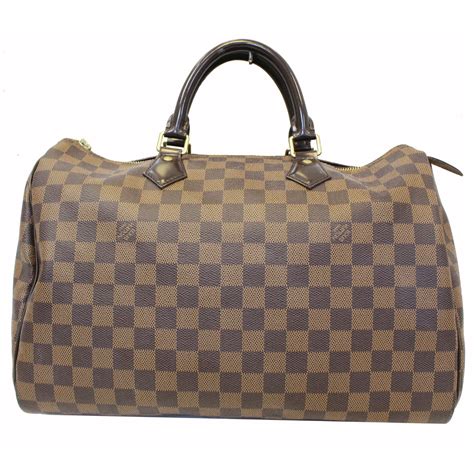 louis vuitton speedy 35 damier ebene review|lv damier speedy 25.